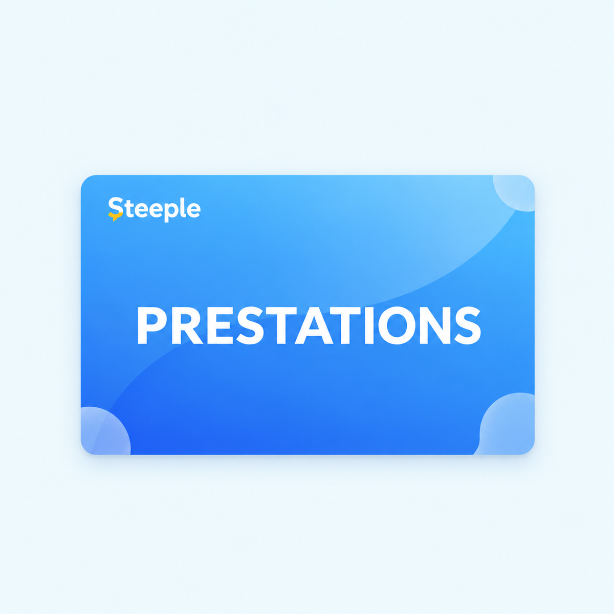 3. Prestations