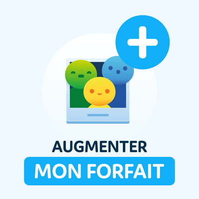 Augmenter mon forfait (nombre de collaborateurs)