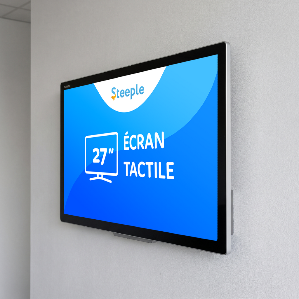 FR - Tablette tactile 27 pouces au mur