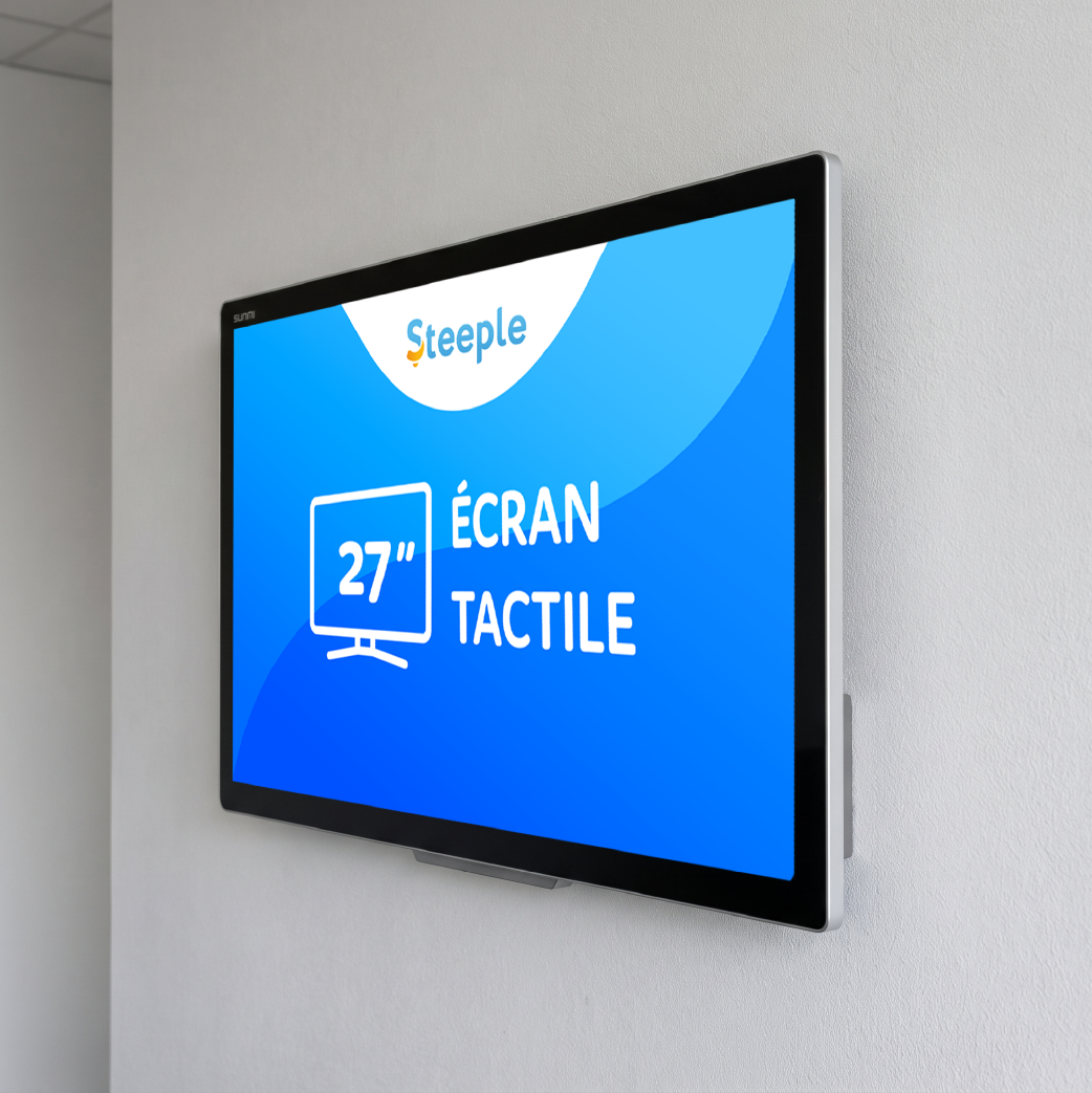 FR - Tablette tactile 27 pouces au mur